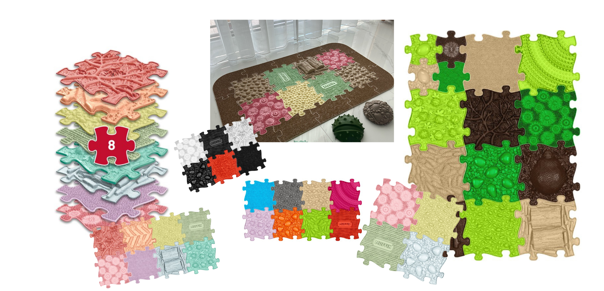 White Beige Minimalist Photo Collage Wraparound Mug_3